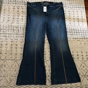 Torrid Blue Flare Wide Leg Jeans with Classic Denim Style